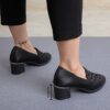Newness Chelsea Floral Cutout Loafers Womens breathable floral loafers with cutout detailing perfect for any occasion
