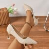 Newness Timeless Chic heels Elegant black pumps perfect for work commuting or special occasions Showcasing comfort and sophisticated style