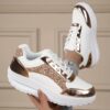 Newness Stardust Shimmer Glittery Casual Sneakers Comfortable and stylish sneakers with a glittery finish Perfect for casual wear