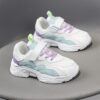 Stylish and comfortable Active Ace Kids color block running shoes perfect for sports play or everyday wear The breathable design and anti slip sole ensure all day comfort and safety