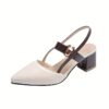 Rosalind Nude Pink Stilettos by Newness Elegant nude pink heels perfect for weddings parties and special occasions