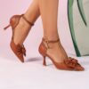 Newness Chic Bow Stiletto Heels Elevate your style with these chic modern stiletto heels featuring a delicate bow detail Perfect for any occasion