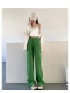 Effortless Chic Emerald Green Wide Leg Jeans by Newness 100 cotton flattering fit