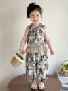 Whimsical Wanderlust Animal Print Set by Newness A stylish two piece outfit featuring an animal print ideal for summer adventures