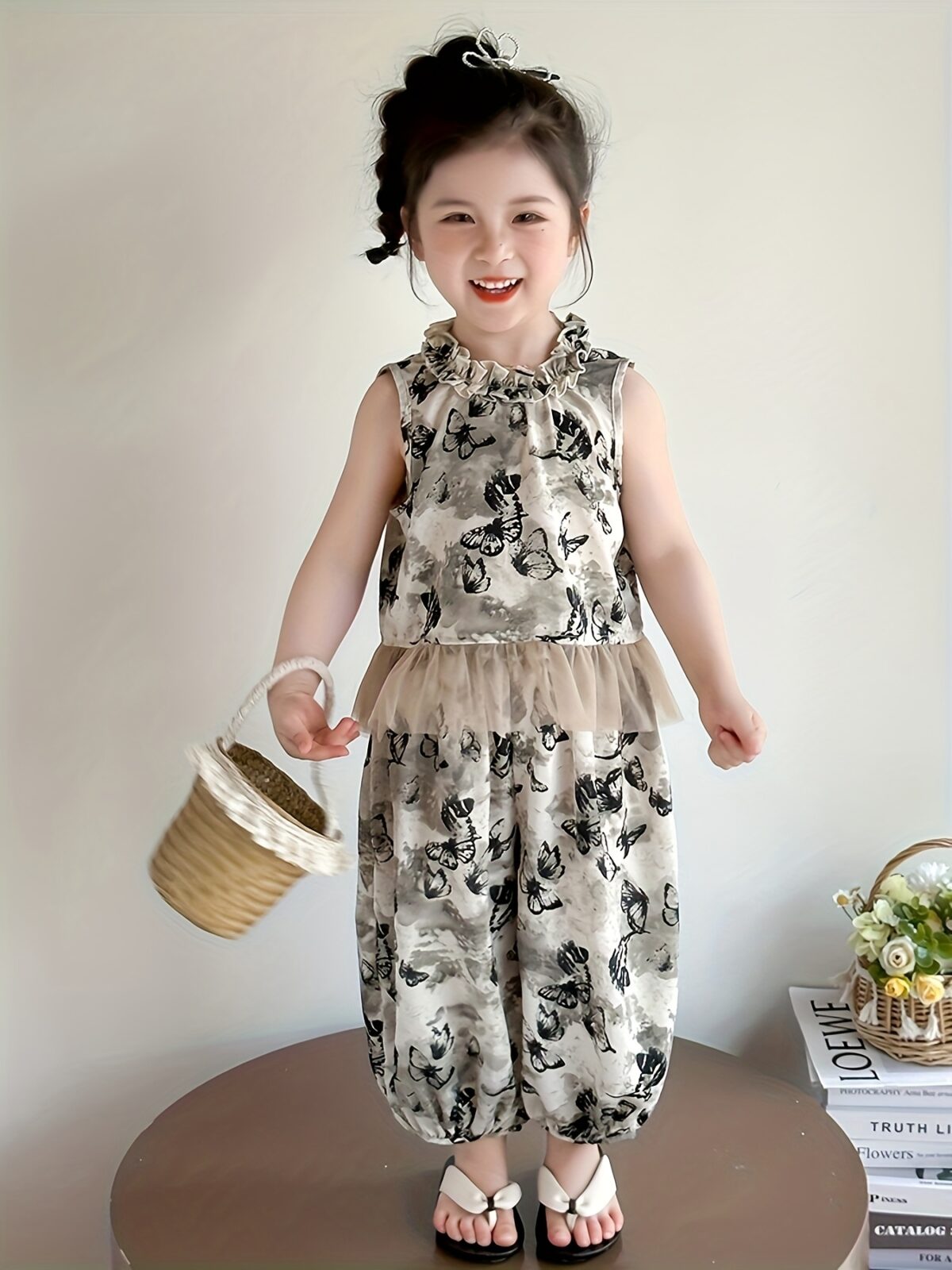 Whimsical Wanderlust Animal Print Set by Newness A stylish two piece outfit featuring an animal print ideal for summer adventures