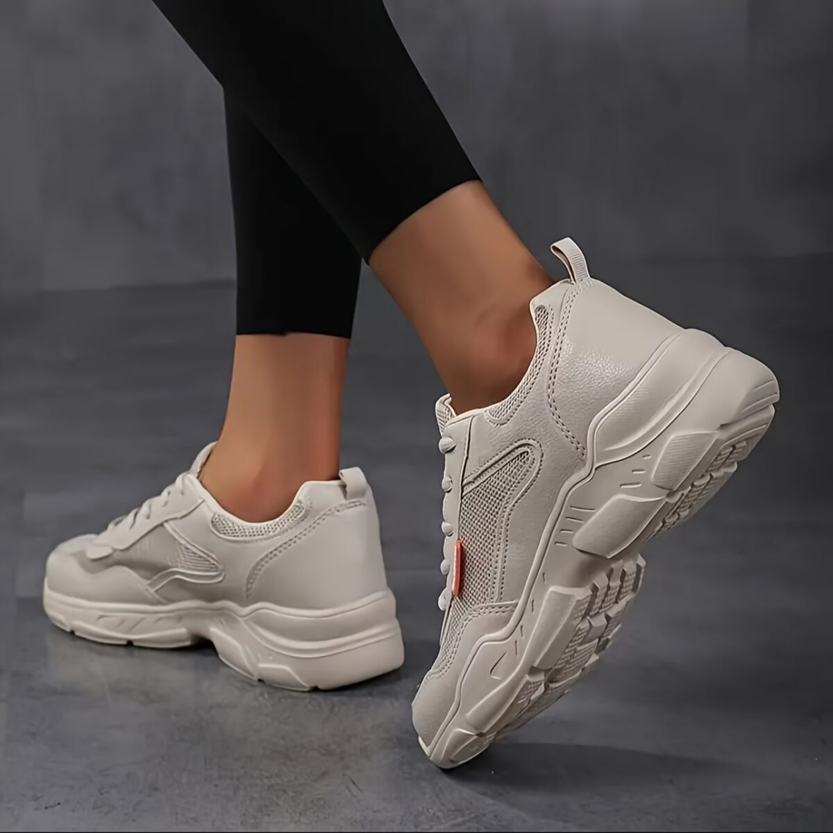 Newness Womens Effortless Style Mesh Sneakers Breathable stylish mesh sneakers for women showcasing modern design and comfort