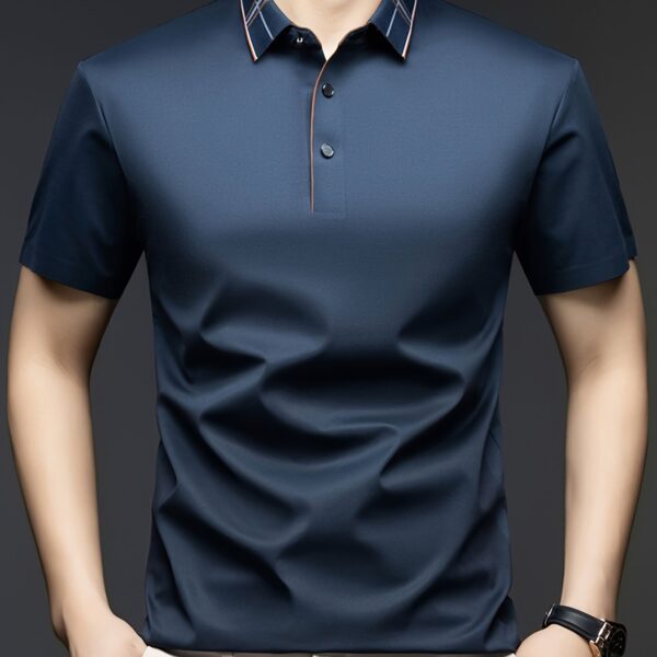 Newness Summer Breeze Men's Short Sleeve Shirt: A lightweight, breathable shirt perfect for hot summer days. Ideal for casual or office wear.