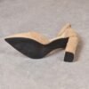 Newness Cairo Nights Beige Block Heels Chic beige block heels perfect for any occasion Comfortable and stylish