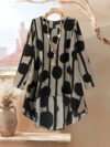 Cairo Chic Geometric Print Suit by Newness A stylish and modern geometric print suit perfect for spring and summer
