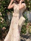 Effortlessly chic Newness Casablanca Floral Print Dress in a flattering silhouette with ruffle detailing perfect for summer