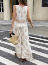 Effortlessly chic Casablanca Floral Print Set from Newness a luxurious two piece outfit in a vibrant floral print crafted from a rayon and polyester blend
