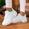 Newness Cloudwalk Mint Mesh Sneakers Breathable mint green mesh sneakers perfect for summer showcasing lightweight design and stylish look