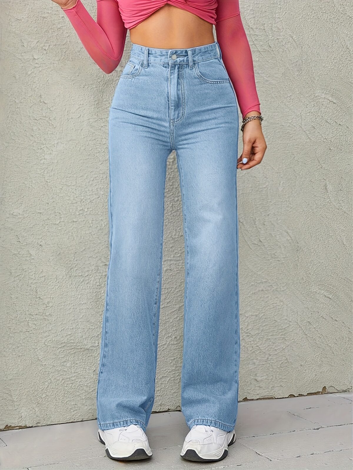 Newness Effortless Chic Stretch Straight Leg Jeans Flattering comfortable and versatile jeans in a classic straight leg style