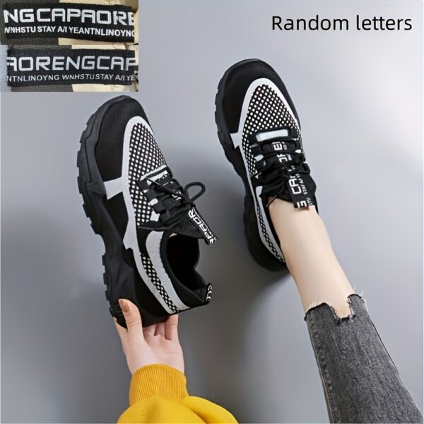 Newness Womens Casual Sport Shoes Newness Bangladesh Pair of stylish thick soled womens casual sport shoes in a trendy color shown from the side