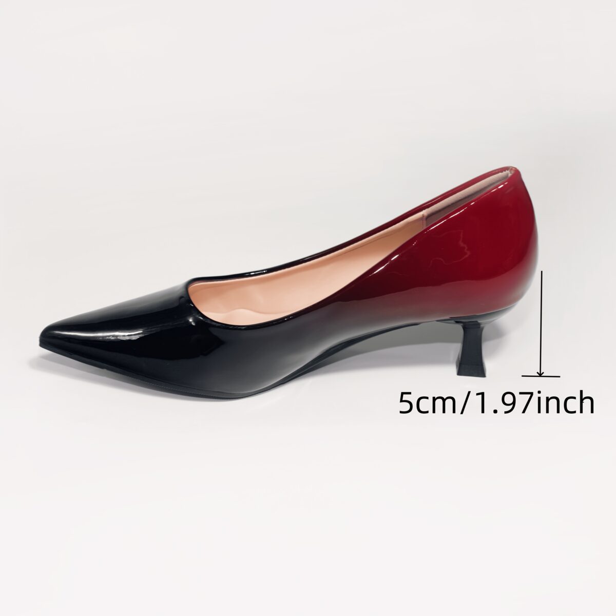Newness Gradient Mary Jane Heels Chic pointed toe pumps in a gradient color design perfect for elevating any outfit