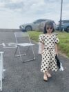 Adorable girls polka dot suit perfect for summer made from 100 soft cotton The suit features a mention specific details like sleeveless top and shorts or skirt design