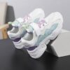 Stylish and comfortable Active Ace Kids color block running shoes perfect for sports play or everyday wear The breathable design and anti slip sole ensure all day comfort and safety