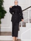 The Newness Executive Two Piece Workwear Set in luxurious polyester showcasing a chic and comfortable silhouette perfect for the modern professional