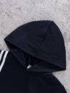 Stylish black hoodie and pants set for kids perfect for cozy autumn days Made of comfortable polyester
