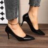 Newness Crimson Flame Red Stiletto Heels Elevate your style with these elegant and comfortable red stiletto heels perfect for any occasion