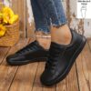 Newness Cloud Comfort Wide Fit Sneakers White sneakers with breathable lining and EVA sole showcasing their wide fit design for ultimate comfort