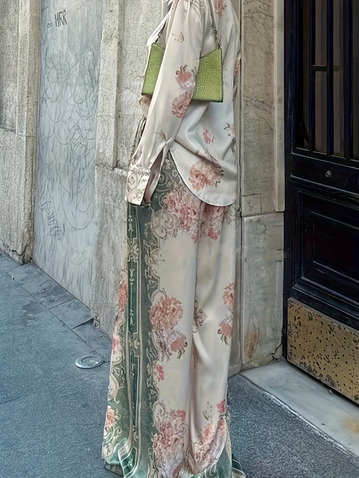 Embrace effortless chic with the Newness Riviera Escape Tropical Print Set This stunning two piece set perfect for vacations and spring outings features a vibrant tropical print and flattering silhouette