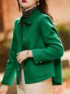 Flattering Timeless Chic Womens Polyester Trench Coat in versatile beige featuring a loose comfortable fit long sleeves and a single breasted button closure Perfect for all seasons