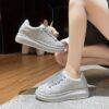 Newness Nova Sparkle Rhinestone Sneakers Shine bright with these versatile chic rhinestone sneakers perfect for any occasion