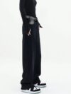 Newness Architect Black Wide Leg Jeans Chic relaxed fit wide leg jeans in premium black denim