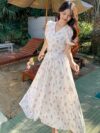 Effortlessly chic Summer Breeze Floral Two Piece Set from Newness perfect for vacation or a casual day out Features a flattering floral print