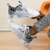 Newness CloudWalk White Athletic Sneakers All season comfort meets modern design Step up your style with these stylish white sneakers