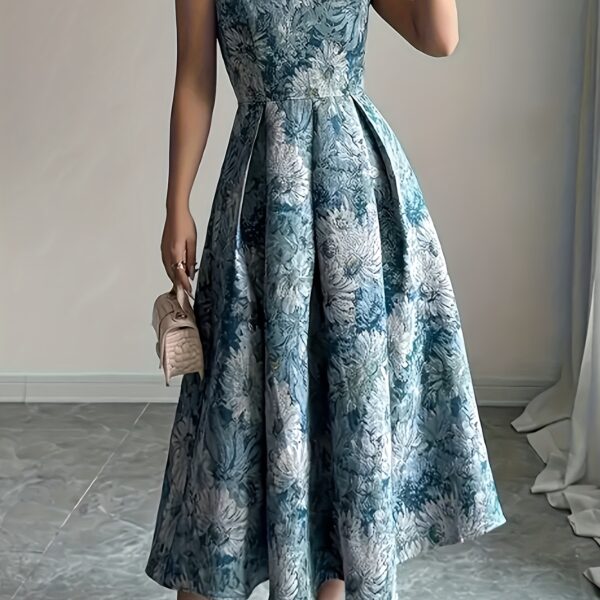 Effortless elegance in our Celestial Bloom Floral Print Maxi Dress Perfect for summer events or everyday wear