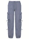 Model wearing stylish baggy NVFelix casual overalls showcasing the comfortable relaxed fit and Y2K inspired design