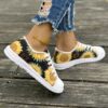 Newness Sunflower Stroll Floral Print Sneakers Comfortable and stylish floral print sneakers perfect for any occasion