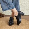 Newness Milan Chunky Block Heels Elevate your style with these durable versatile and chic heels perfect for any occasion