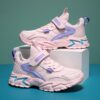Stylish and comfortable Active Kicks Girls casual sneakers in a solid color with letter print perfect for active girls