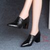 Newness City Chic Black Block Heel Pumps Elevate your style with these comfortable and versatile black pumps perfect for any occasion
