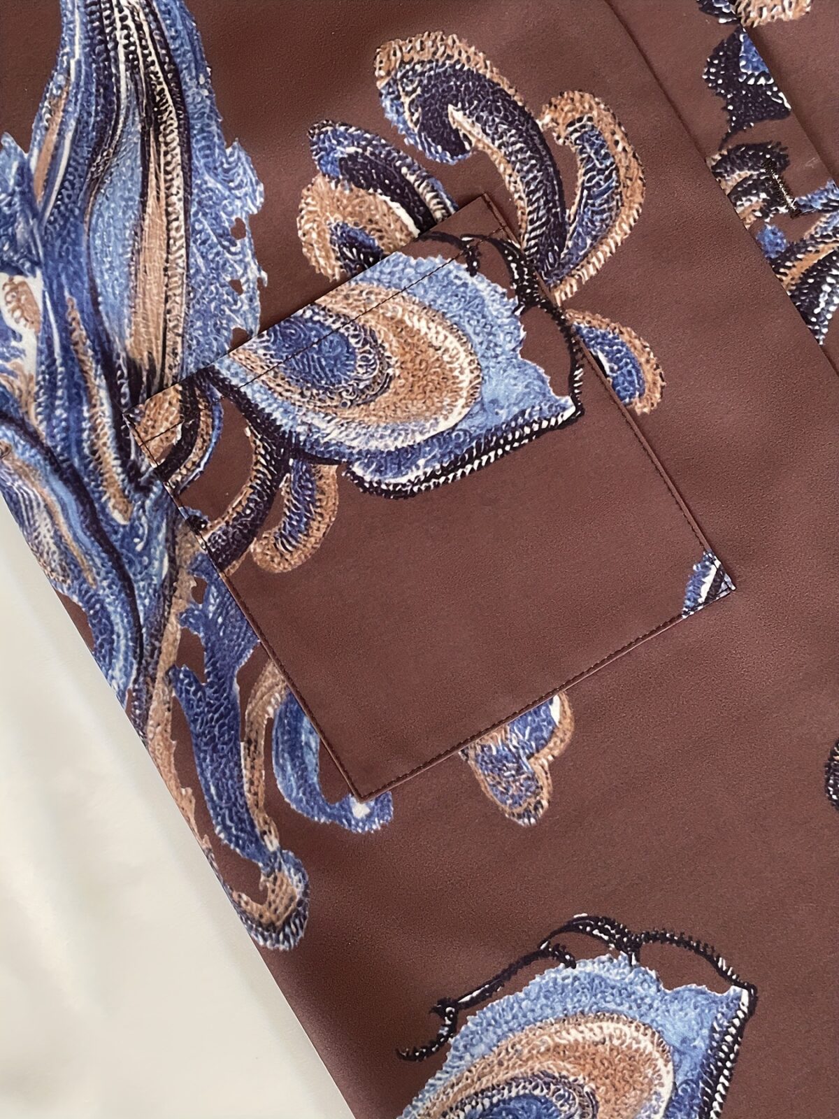 Blush Blossom Printed Pleated Set by Newness Flattering two piece outfit in a beautiful pleated design Model wears a size small