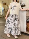 Newness Botanical Bliss Girls Summer Outfit A charming two piece set ideal for summer Features a stylish top and comfortable bottoms in a botanical print