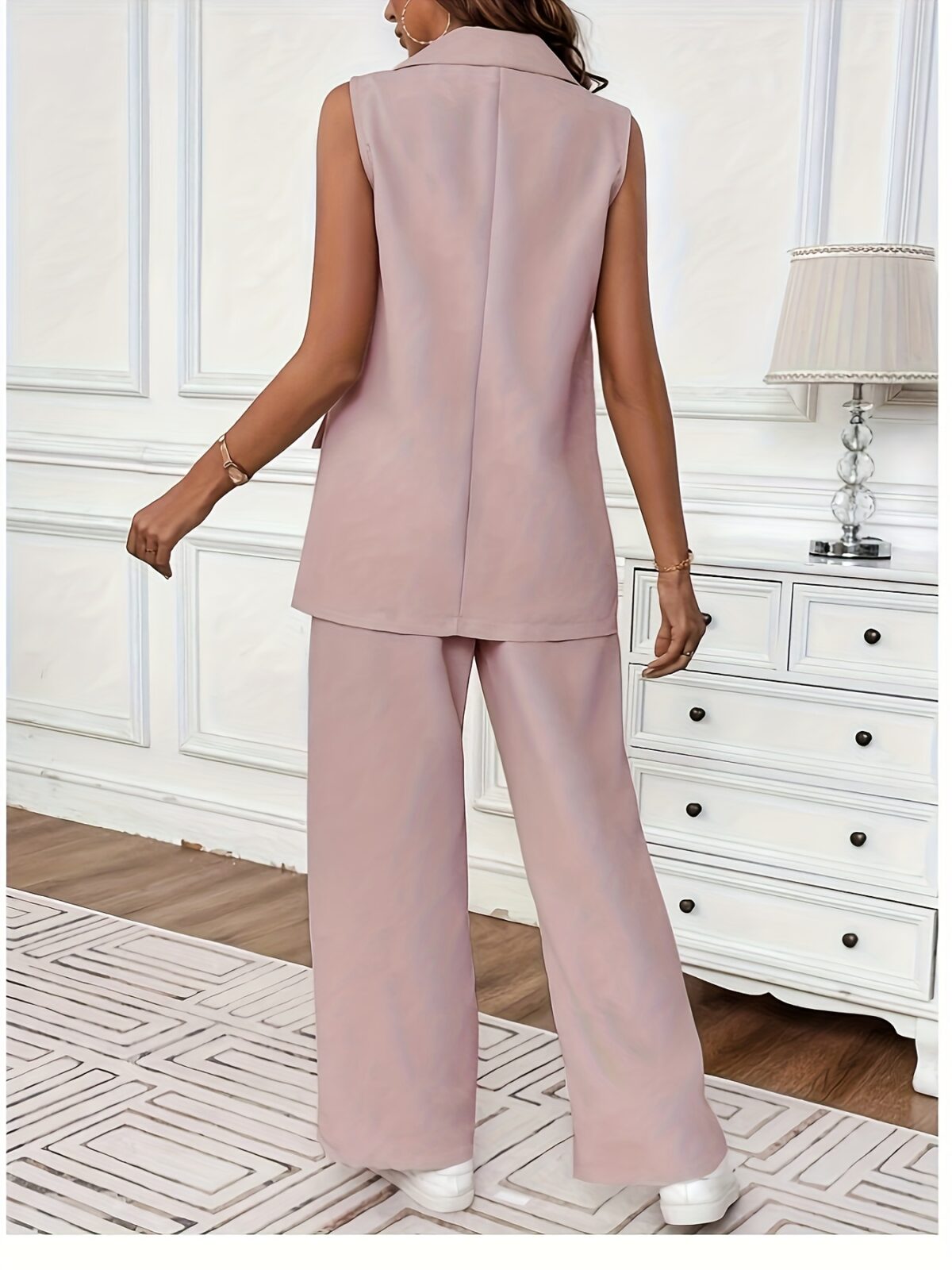 The Newness Milan Solid Color Suit in a versatile shade showcasing its impeccable tailoring and luxurious polyester fabric A perfect two piece set for any occasion
