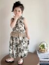 Whimsical Wanderlust Animal Print Set by Newness A stylish two piece outfit featuring an animal print ideal for summer adventures