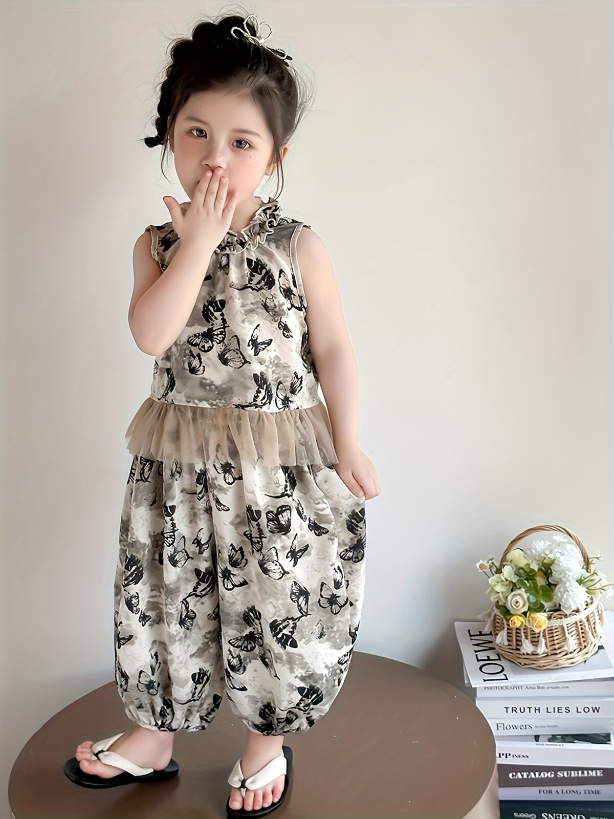 Whimsical Wanderlust Animal Print Set by Newness A stylish two piece outfit featuring an animal print ideal for summer adventures