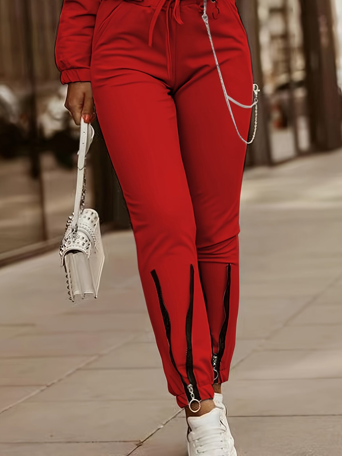The Newness Uptown Casual Two Piece Suit A stylish and comfortable spring outfit featuring a sophisticated yet relaxed design Model showcases effortless chic