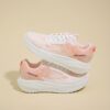 Stylish and comfortable womens breathable mesh sneakers in white showcasing the airy mesh upper and modern design Perfect for everyday wear or workouts