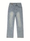 Model wearing Newness Dubai Nights High Waist Wide Leg Jeans showcasing the flattering high waist and wide leg silhouette The jeans are a versatile dark wash perfect for both day and night