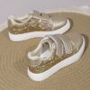 Stylish girls glitter sequin sneakers in pink perfect for casual wear running or training These comfortable shoes feature dazzling sequins for a touch of sparkle