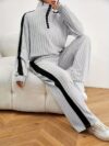 The Newness Milan Casual Suit Set in versatile color This chic and comfortable suit is perfect for any autumn occasion