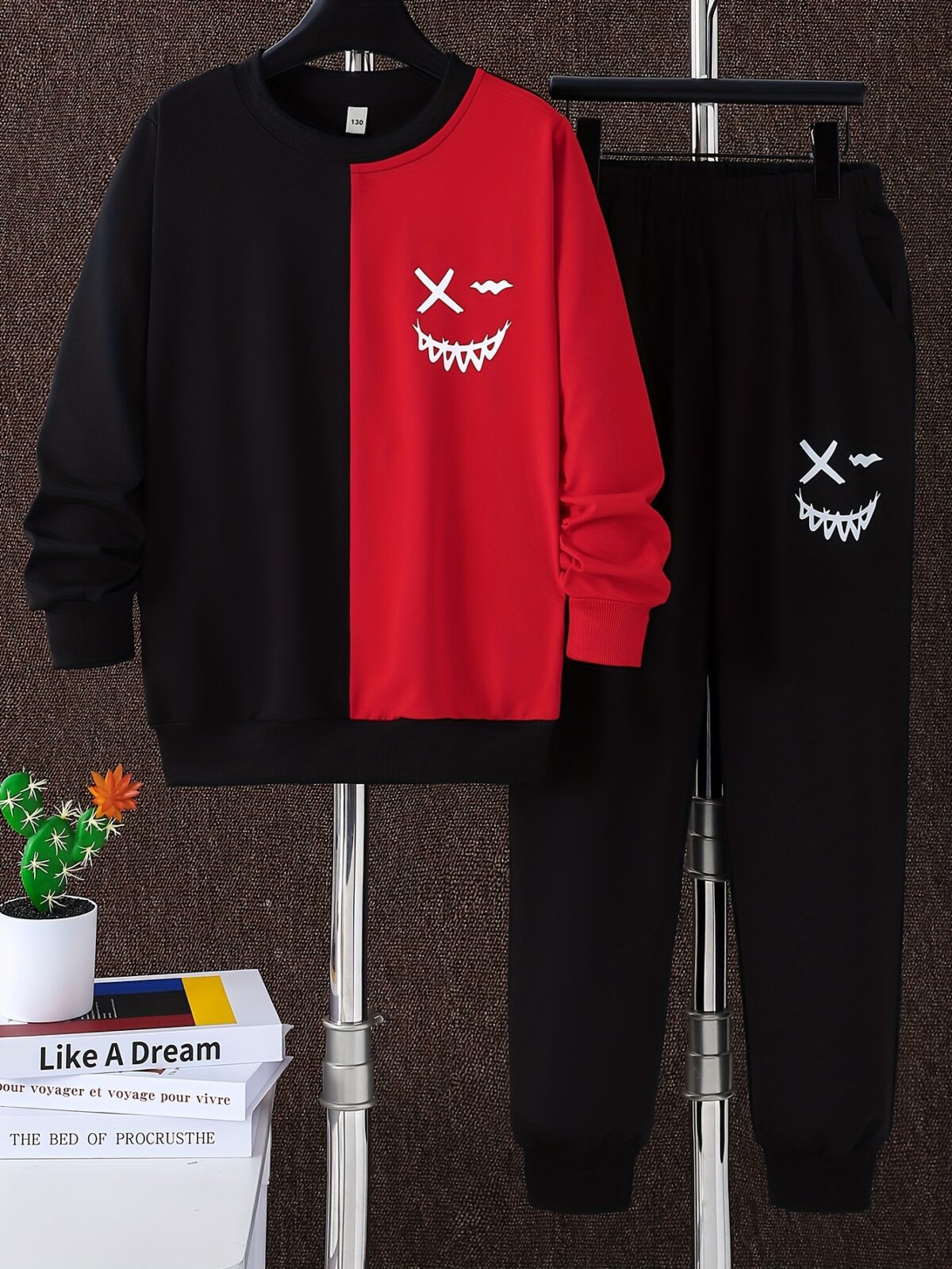 Stylish boys cargo jogger set in trendy color perfect for playtime or casual outings Featuring a comfortable relaxed fit