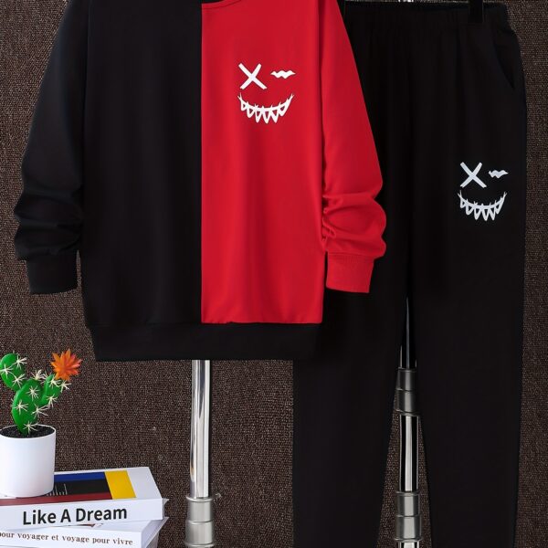 Stylish boys cargo jogger set in trendy color perfect for playtime or casual outings Featuring a comfortable relaxed fit