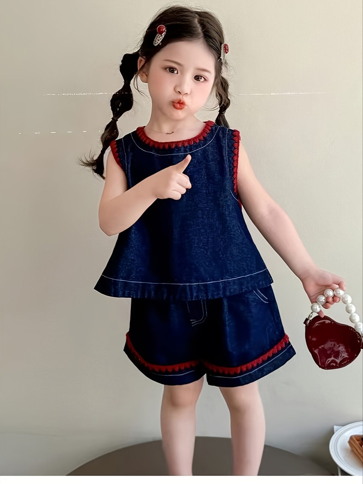 Newness girls chic bow shorts in summery colors Comfortable and stylish fit
